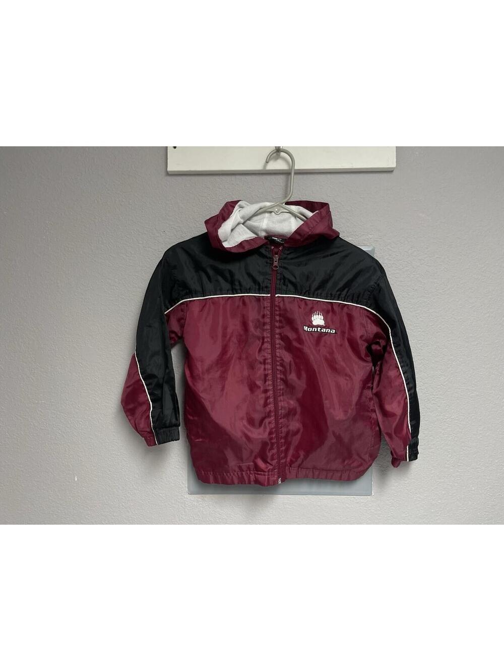 Vintage Starter Montana Griz Youth Windbreaker Size 4-5 T